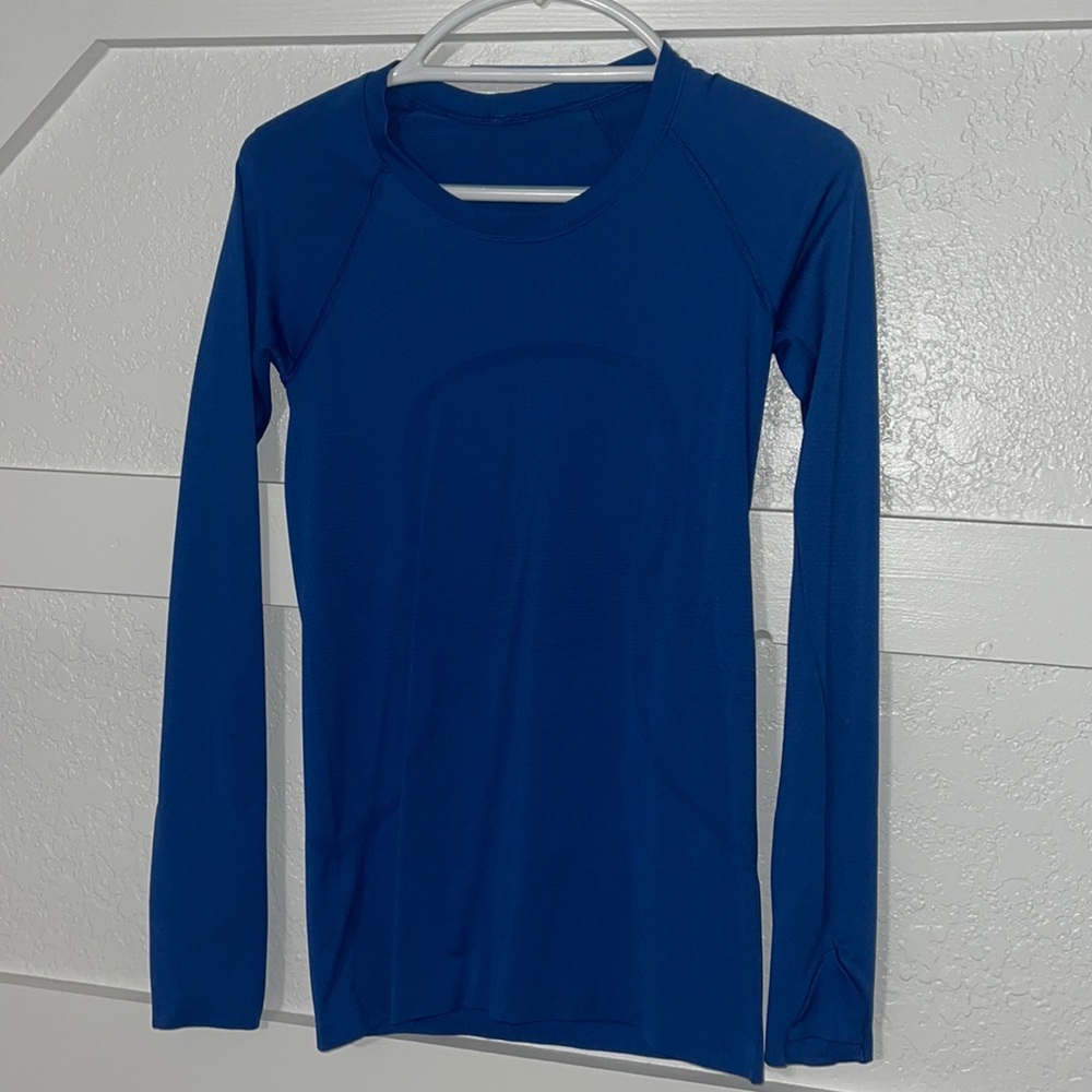 blue long sleeve lulu